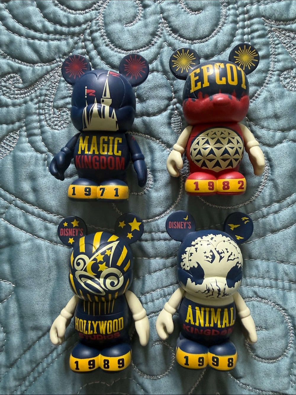 Disney 40 Anniversary Vinylmations, MK, EPCOT, Hollywood Studios, Animal Studios